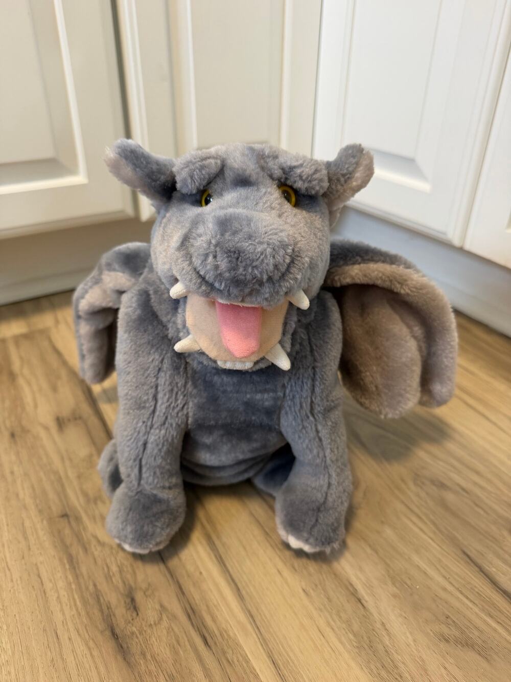 Vintage Toscano Gunther Gargoyle Plush Gray Winged Monster Rare Gothic